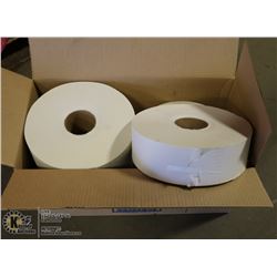 CASE OF GP 2-PLY WHITE JUMBO BATH TISSUE ROLLS(6)