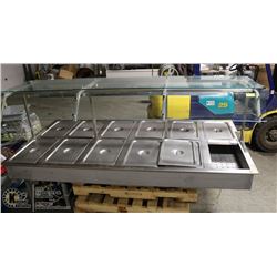 2 LARGE COLD WELL BUFFET SERVERS W/ COMPRESSORS