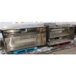 LOT OF 2 STAINLESS STEEL COMMERCIAL HOOD VENTS