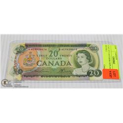 1973 CANADIAN ASTERISK REPLACEMENT $20 BILL