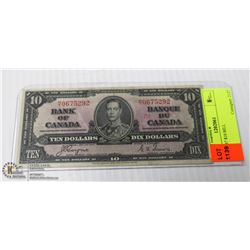 1937 CANADIAN $10 BILL