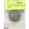 Image 1 : 1971 CANADIAN CENTENNIAL $1 COIN
