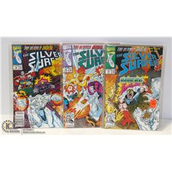 LOT OF 3 SILVER SURFER COMICS ISSUE 72,73 AND 74