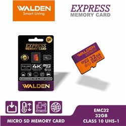 NEW WALDEN 32GB CLASS 10 MICRO SD