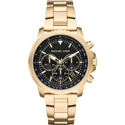 NEW MICHAEL KORS GOLD TONE TRIPLE CHRONO MSRP $320