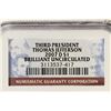 Image 3 : 2007-D THOMAS JEFFERSON DOLLAR NGC BRILLIANT UNC