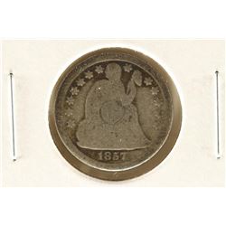 1857 SEATED LIBERTY DIME