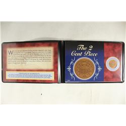 1864 US TWO CENT PIECE IN FOLIO