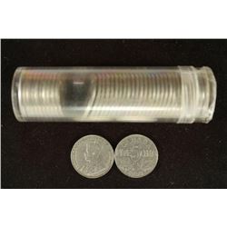 ROLL OF 40-1931 CANADA 5 CENTS