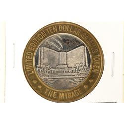 CASINO $10 SILVER TOKEN (UNC) THE MIRAGE