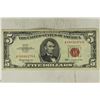 Image 1 : 1963 $5 US RED SEAL NOTE