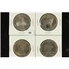 Image 1 : 4 ASSORTED CANADA TRADE DOLLARS VICTORIA