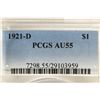 Image 3 : 1921-D MORGAN SILVER DOLLAR PCGS AU55