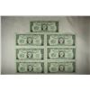 Image 1 : 7 PIECES OF GREAT SOCIETY FUNNY MONEY CORPUS
