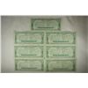 Image 2 : 7 PIECES OF GREAT SOCIETY FUNNY MONEY CORPUS