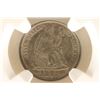 Image 1 : 1891 SEATED LIBERTY DIME NGC MS62