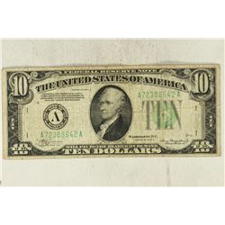 1934-A $10 FRN GREEN SEAL