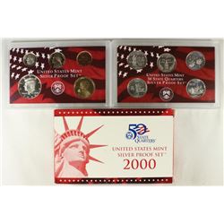 2000 US SILVER PROOF SET (WITH BOX)