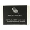 Image 3 : 2019 APOLLO 11 50TH ANNIVERSARY UNC HALF DOLLAR