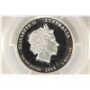 Image 2 : 2015-P AUSTRALIA GREAT WHITE SHARK SILVER DOLLAR