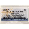 Image 3 : 2015-P AUSTRALIA GREAT WHITE SHARK SILVER DOLLAR