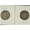 Image 2 : 1902 & 1910 CANADA SILVER 25 CENTS