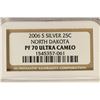 Image 3 : 2006-S SILVER NORTH DAKOTA QUARTER NGC PF70