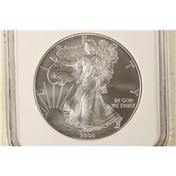 2008 AMERICAN SILVER EAGLE NGC MS70 EARLY RELEASES