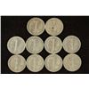 Image 2 : 10 ASSORTED 1940'S MERCURY DIMES