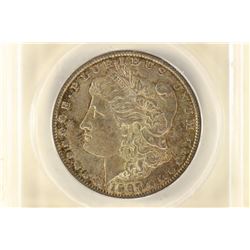 1897 MORGAN SILVER DOLLAR ANACS AU50