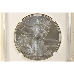 2017-W BURNISHED AMERICAN SILVER EAGLE NGC