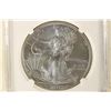 Image 1 : 2017-W BURNISHED AMERICAN SILVER EAGLE NGC