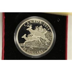 2014 CANADA $20 PROOF FINE SILVER COIN THE WHITE-