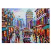 Image 1 : Yana Rafael, "Downtown San Fran" Hand Signed Original Painting on Canvas with CO