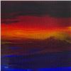 Image 2 : Wyland, "Stars At Sea" Hand Signed Original Painting on Canvas with Letter of Au