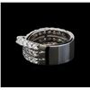 Image 3 : 14KT White Gold 2.40 ctw Diamond Ring