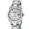 Image 3 : Rolex Ladies Stainless Steel Mother Of Pearl Diamond Quickset Datejust Wristwatc