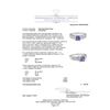 Image 5 : 1.45 ctw Princess Brilliant Tanzanite And Princess Cut Diamond Ring - 18KT White