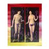 Image 1 : Steve Kaufman (1960-2010), "Adam and Eve" Hand Signed and Numbered Limited Editi