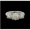 Image 2 : 1.54 ctw Diamond Ring - 14KT White Gold