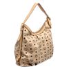 Image 3 : MCM Cream Coated Canvas Visetos Hobo Shoulder Bag