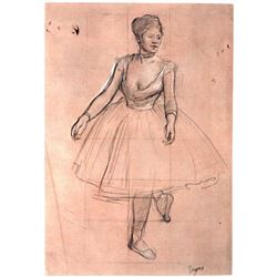 Edgar Degas - Ballet Dancer In Three-Quarter Front View