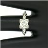 Image 4 : Antique Art Deco Platinum 1.30 ctw Old European Diamond Solitaire Engagement Rin