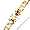 Image 5 : Vintage 14kt Yellow Gold 8.4mm Large Gucci Link Chain Bracelet
