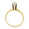 Image 6 : New 14kt Yellow and White Gold 0.41 ctw Marquise Diamond Solitaire Ring