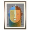 Image 1 : Gaylord Soli, "The Profile" Framed Original Mixed Media Acrylic Painting, Hand S