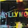 Image 2 : Steve Kaufman (1960-2010), "Hollywood" Hand Embellished Limited Edition Silkscreen on Canvas, TP Num