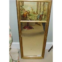 Vintage Italian mirror with gold gilt,