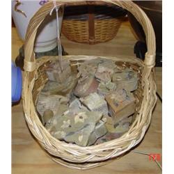 Basket filled with approx. twenty-Three