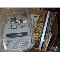 Arts & crafts supplies & P-touch label